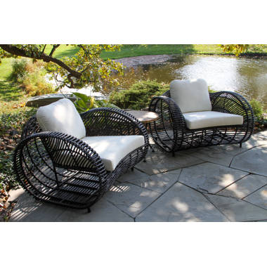 Small rattan cheap garden furniture sets